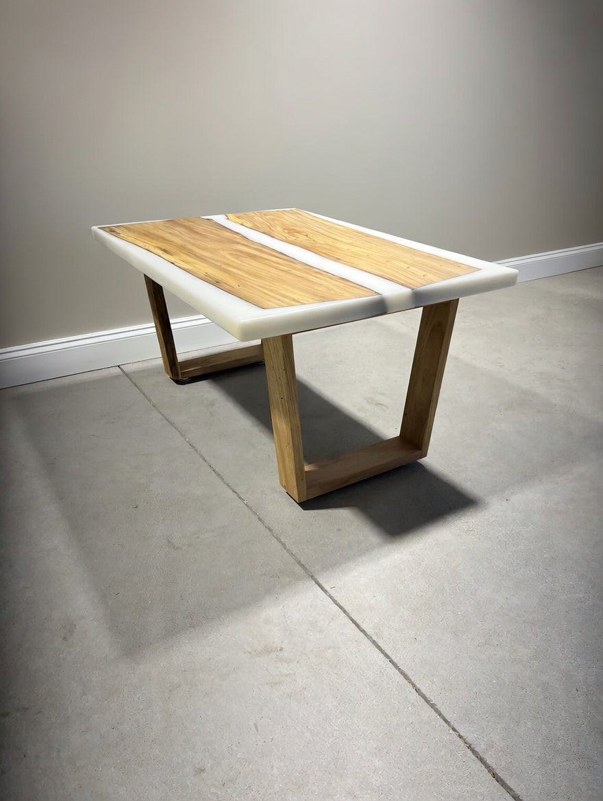 Maple River-Style Coffee Table – Modern Elegance with Natural Beauty